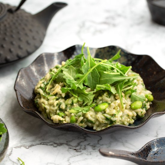 Green Tea Goddess Risotto
