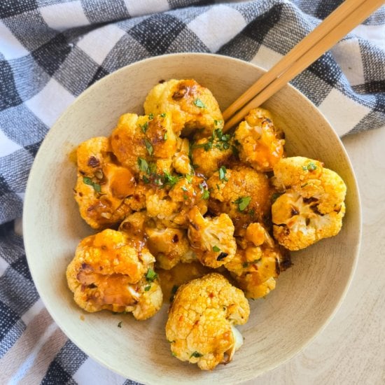 Spicy Roasted Cauliflower Florets