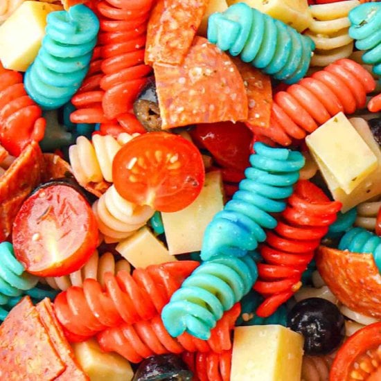 Red, White and Blue Pasta Salad