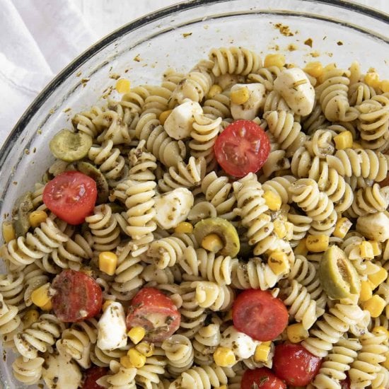 Buttermilk Pesto Pasta Salad