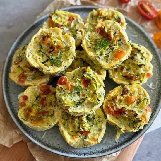 5-Ingredient Zucchini Egg Muffins