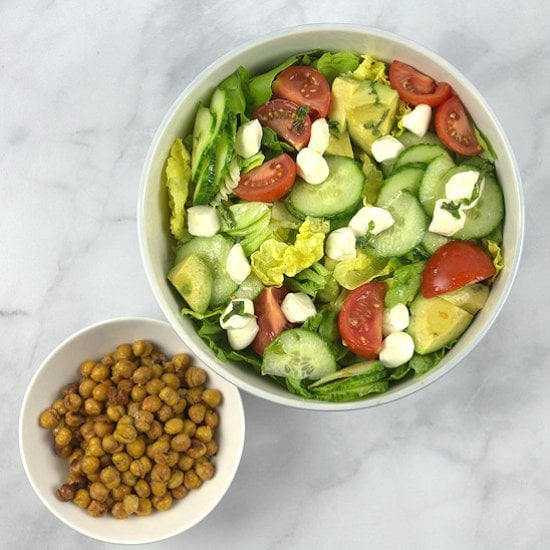 Early Spring Salad with Roasted Chickpeas