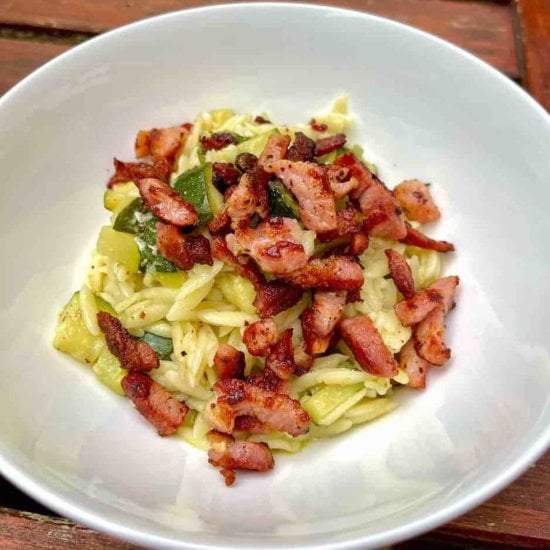 Pancetta & Zucchini Orzo