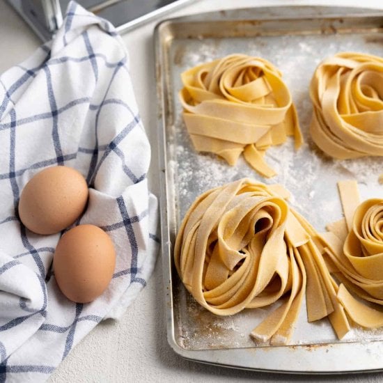 2 Ingredient Homemade Pasta
