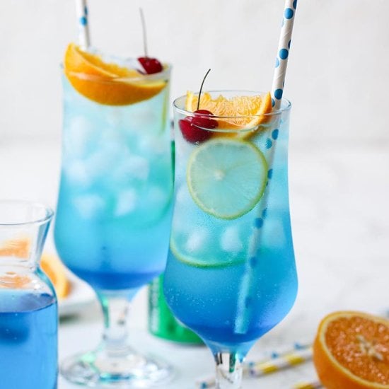 Blue Curacao Mocktail