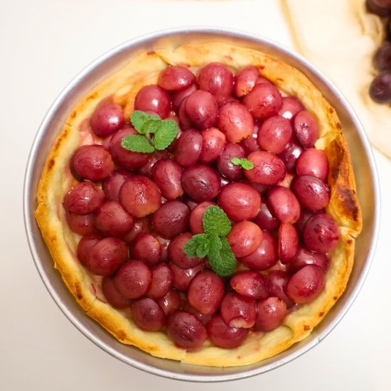 Roasted Grape Tart