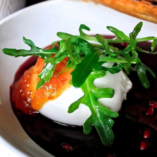 Burrata & Pomegranate Glaze