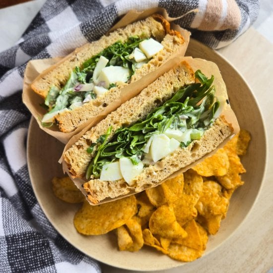 Egg Salad & Arugula Sammies