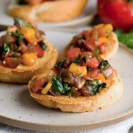 Heirloom Tomato Bruschetta Recipe