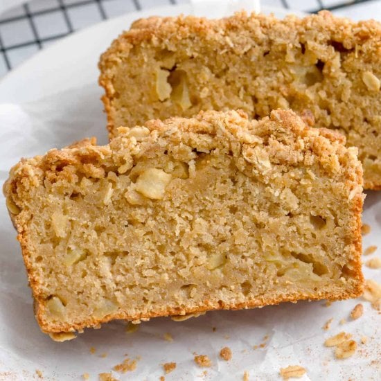 Maple Apple Cake with Streusel