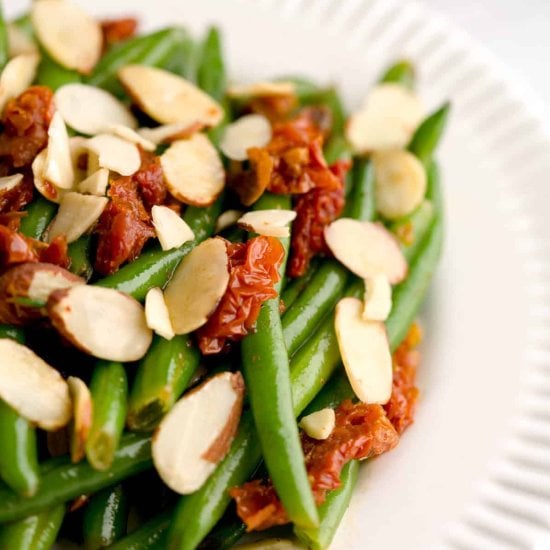 Green Beans with Sundried Tomatoes