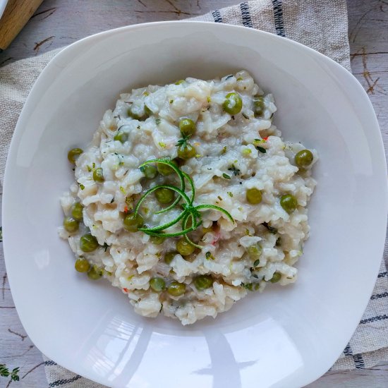 Creamy Coconut Lemongrass Risotto