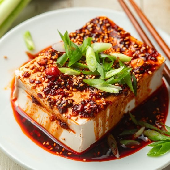Chili Garlic Silken Tofu