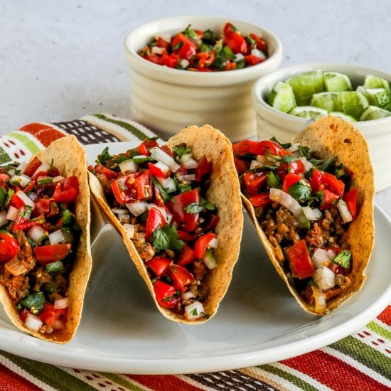 Beef and Chorizo Tacos