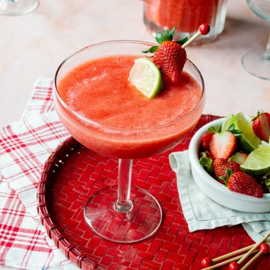 Strawberry Rum Ritas