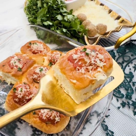 Hawaiian Roll Meatball Subs