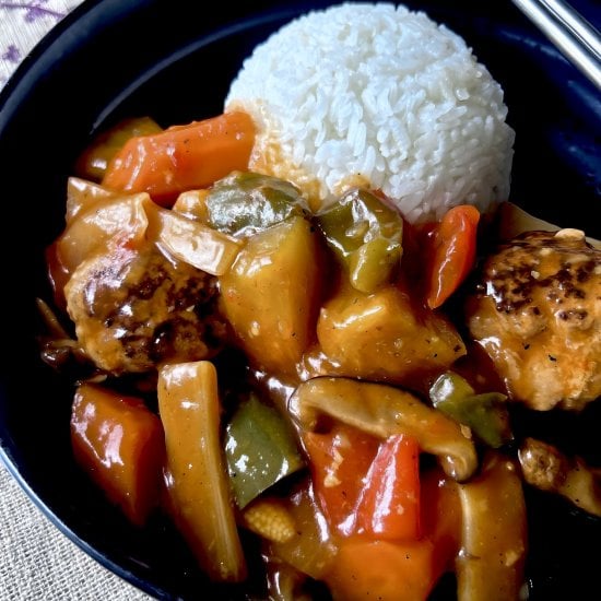 Sweet & Sour Chicken Meatballs