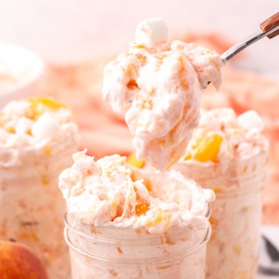 Peach Fluff Salad
