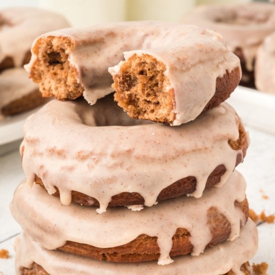 Chocolate Cinnamon Doughnuts