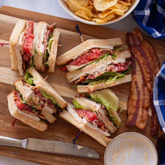Diner-Style Turkey Bacon Club