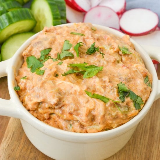 Keto Sausage and Chorizo Dip
