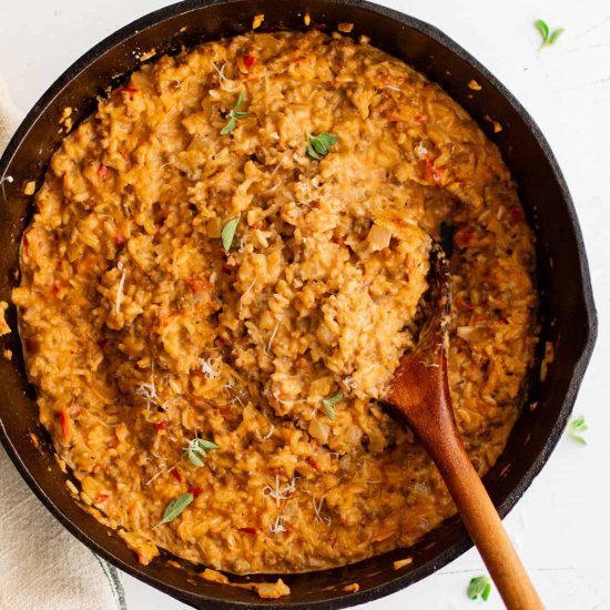 Creamy Beef and Rice