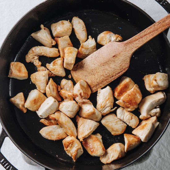 Easy Cooked Chicken Pieces
