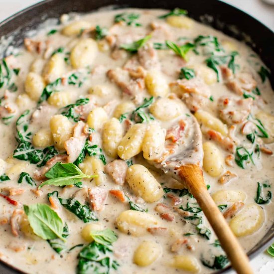 Creamy Bacon Gnocchi