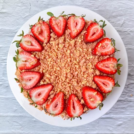 No Bake Strawberry Cheesecake