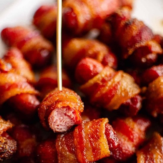 Bacon Wrapped Smokies