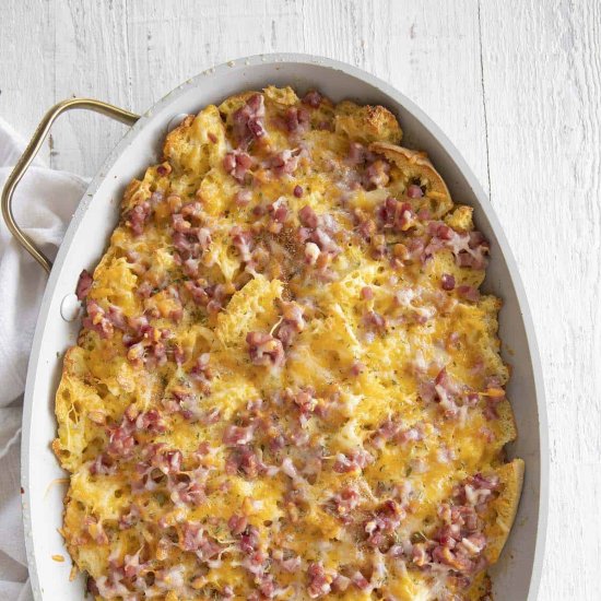 English Muffin Breakfast Casserole