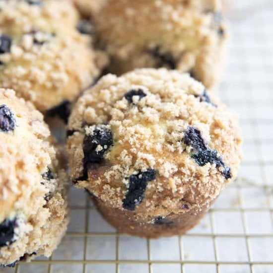 Homemade Blueberry Muffins