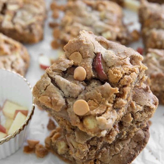 Butterscotch Apple Blondies