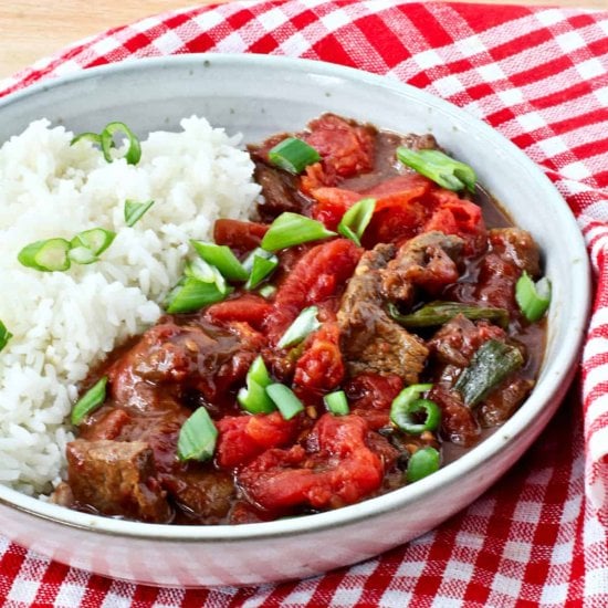Stir-Fried Ginger Tomato Beef