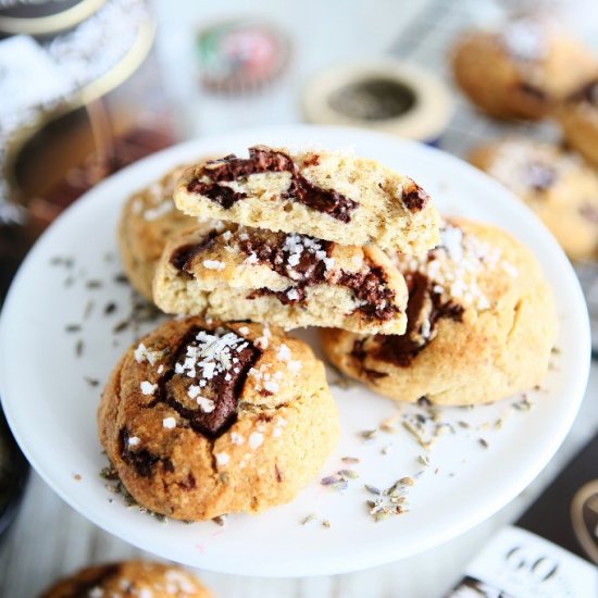 Lavender Chocolate Cookies