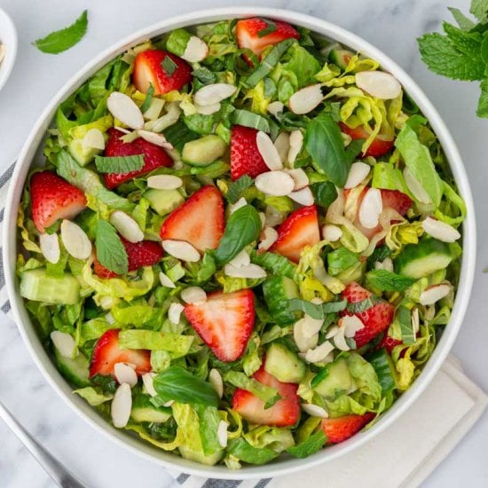 Strawberry Cucumber Salad