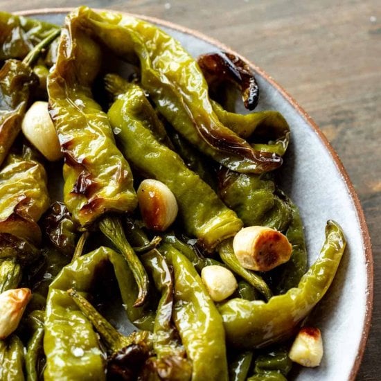 Easy Roasted Italian Long Hot Peppe