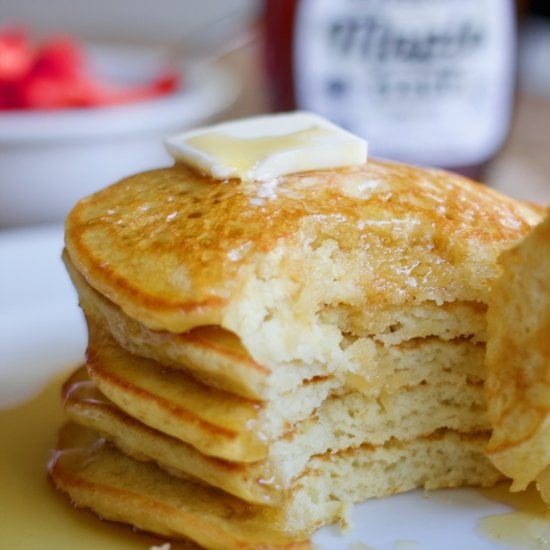 Easy Homemade Pancakes Without Milk