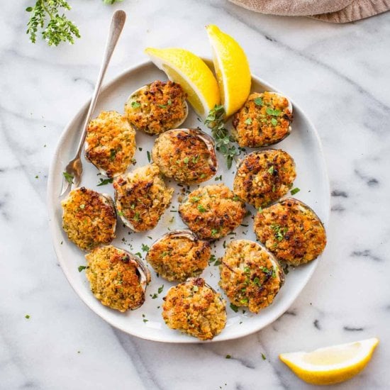 Italian Baked Stuffed Clams