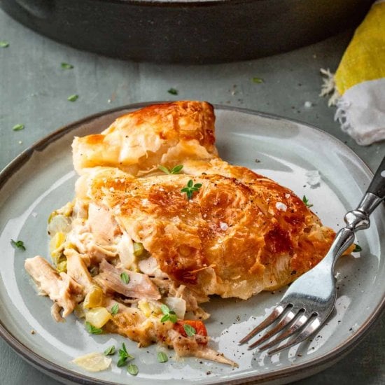 Easy Leftover Turkey Pot Pie