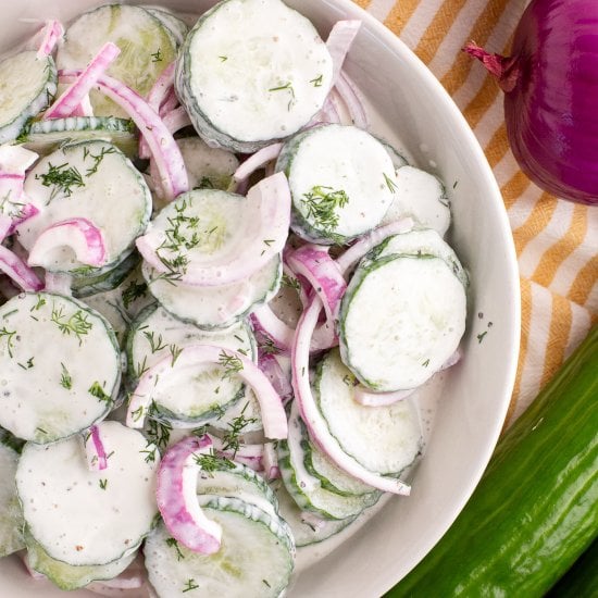 Creamy Cucumber Salad