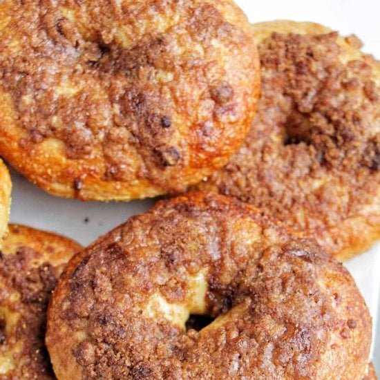 Cinnamon Sugar Bagels