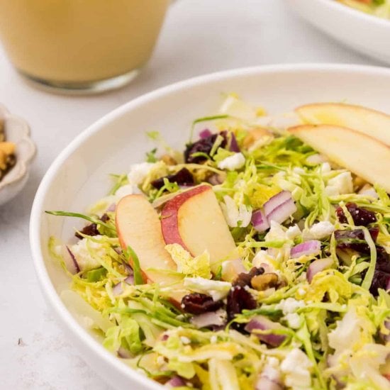 Shaved Brussels Sprouts Salad