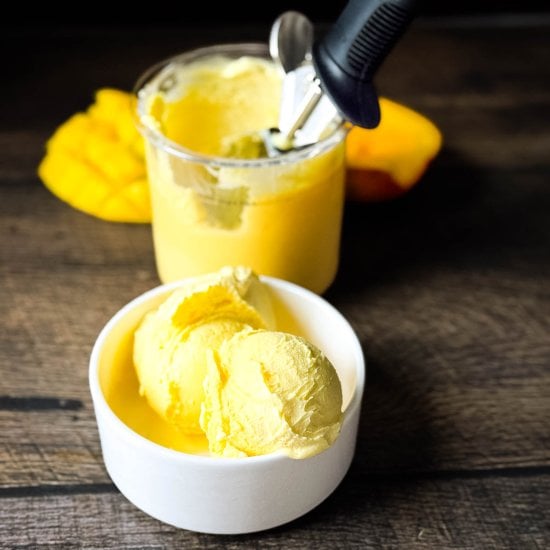 Ninja Creami Mango Ice Cream