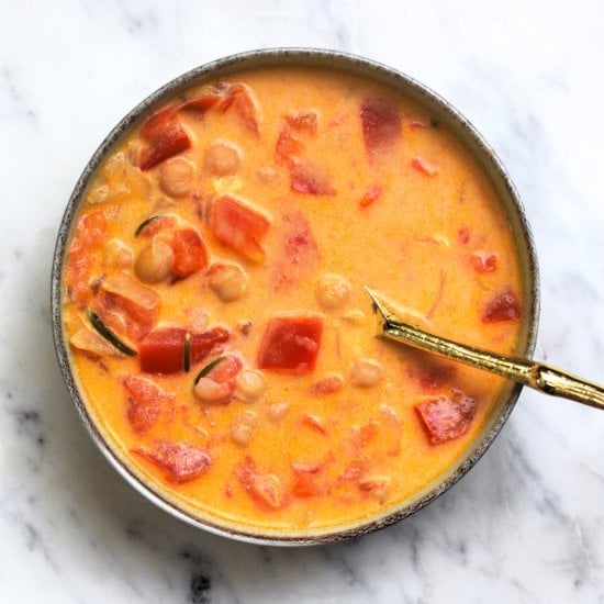 Tomato Chickpea Soup