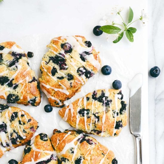Blueberry Lavender Scones