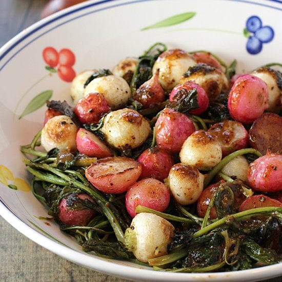 Miso Roasted Turnips & Radishes