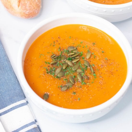Butternut Squash Sweet Potato Soup