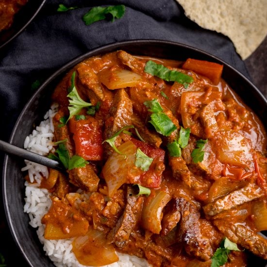 Minute Steak Curry