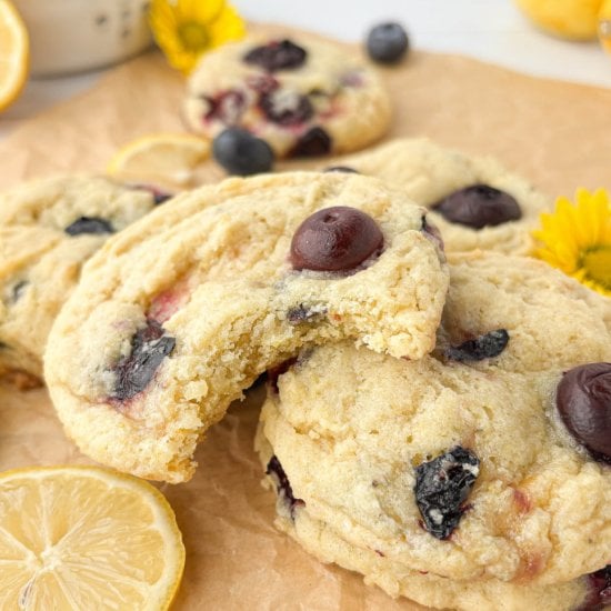 Lemon Blueberry Cookies